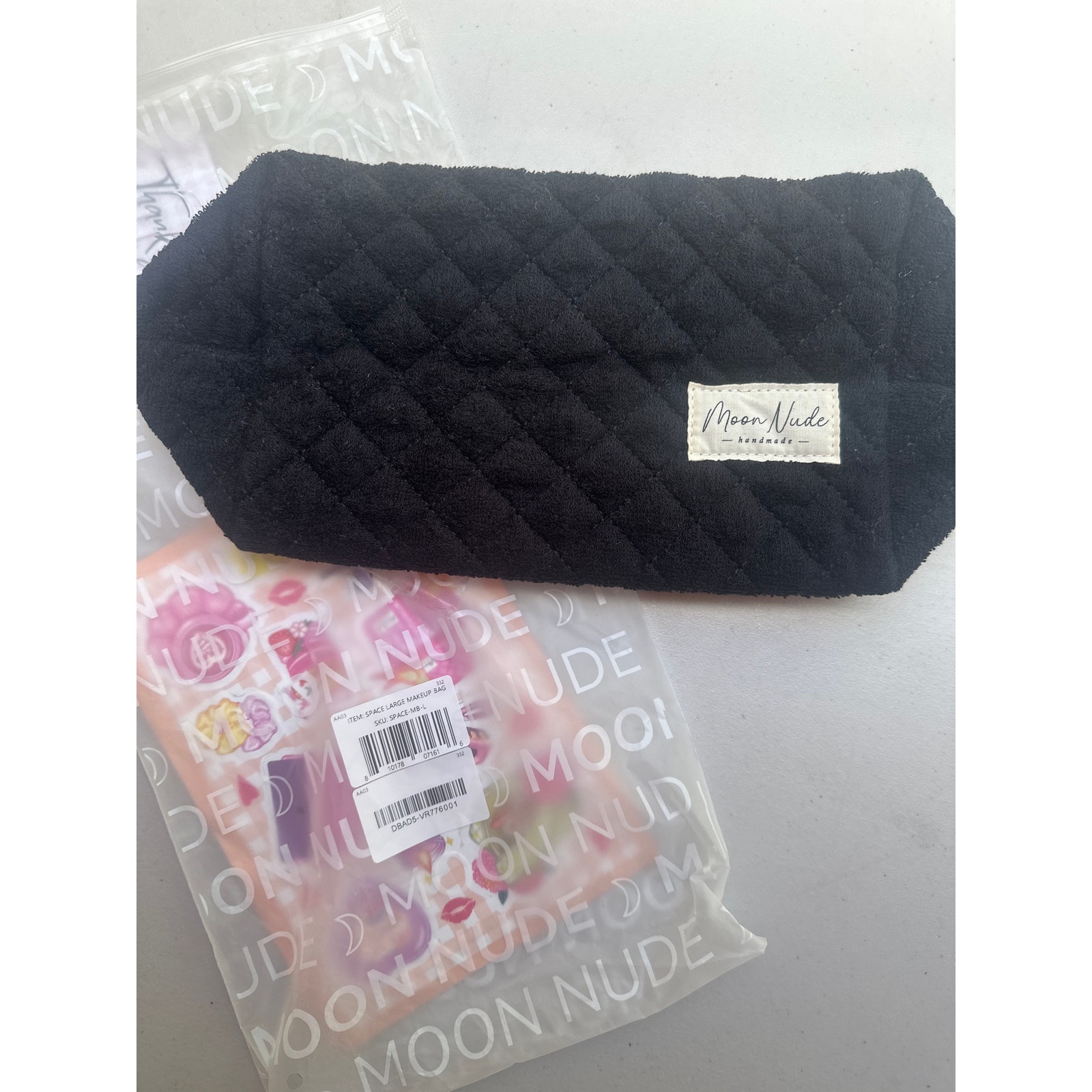 Moon Nude Black Space Hair Tool Bag Nwt — image 4 of 5